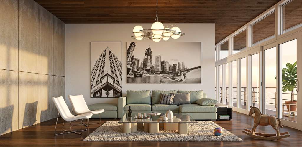Luxury interior design living room and architectural spaces by FUNZIONE